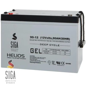 Akku 12V 90Ah Blei Gel Batterie Solar Boot Mover Rollstuhl Wohnmobil 75Ah 80Ah - Bild 1 von 3