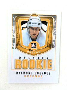 Raymond Bourque 2010-11 ITG Decades 1980s Decades Rookies Bruins Avalanche HOF