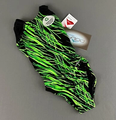 Traje de baño Dolfin para mujer talla 22 Lycra verde tormentoso nuevo con etiqueta Foto 1 de 4