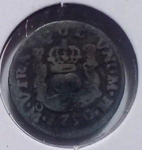 Mexico 1/2 real 1750 Mo - Picture 1 of 2