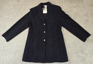 CAbi 384 coat blazer jacket peacoat Carbon dark gray Size 16 - Picture 1 of 10