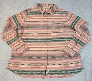 Woolrich Flannel Shirt Men's Size XL Holiday Camping Pattern Button Down - Picture 1 of 8
