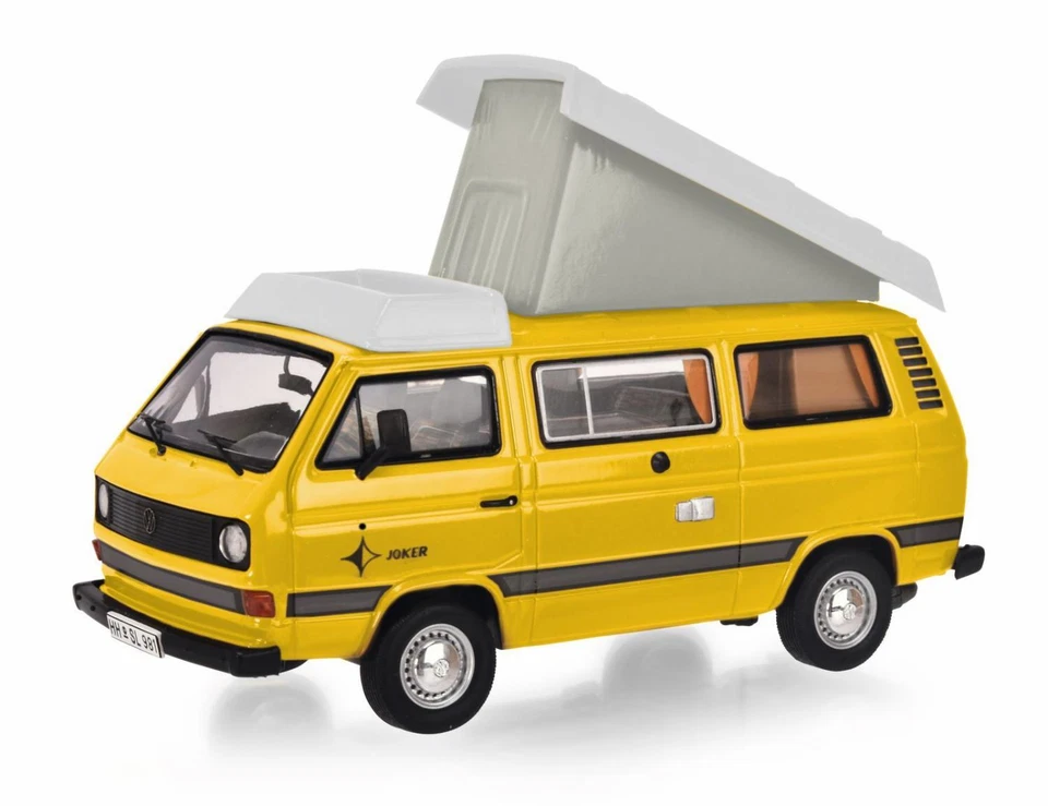 Volkswagen VW T3 Bus Joker Modellino Schuco 1:43 Giallo - Immagine 1 di 2