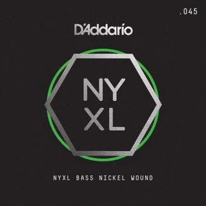 D'Addario .045 NYXL Bass Nickel Wound Single String - Picture 1 of 2