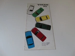1972 Volvo 164 142/144 145 1800E & ES Upholstery & Paint Colors Brochure/Mailer - Bild 1 von 2