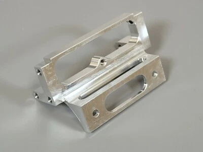 Parachoques delantero de aluminio montaje de barra transversal C4 Tamiya 1/14 King Grand Knight Hauler Foto 1 de 4