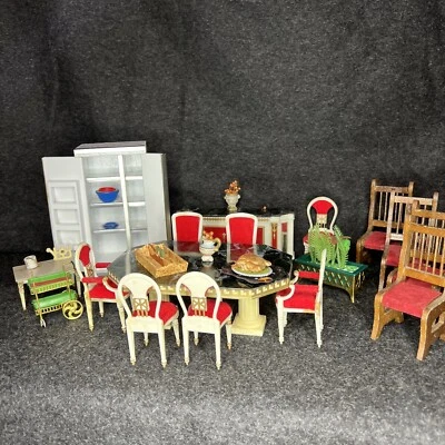 Vintage 1960's Petite PrincessDollhouse Furniture  28 Pieces by Ideal - Image 1 of 4