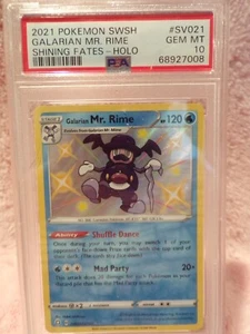 Pokémon SWSH 2021 Galarian MR RIME Destinos Brillantes HOLO #SV021 gema como nuevo 10 - Imagen 1 de 3