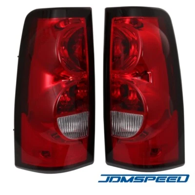 Red Tail Lights Brake Lamps Fits 2003-2006 Chevy Silverado 1500 2500 3500 HD - Image 1 of 4