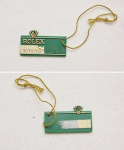 Rolex Submariner GMT 1986 Master SeaDweller DayDate 16800 etiqueta colgante oscilante - Imagen 1 de 3