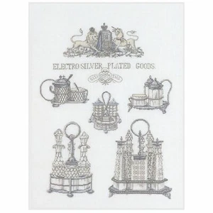 Cross-stitch kit Silverware 2094A thea gouverneur Aida - Picture 1 of 7