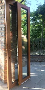 porta finestra 2 ante SCHUCO mod. Living MD82 tre guarnizioni, triplo vetro - Foto 1 di 7