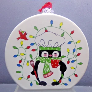 Temp-tations By Tara Ceramic Christmas Ornament Guacamole Christmas Trees - Picture 1 of 6