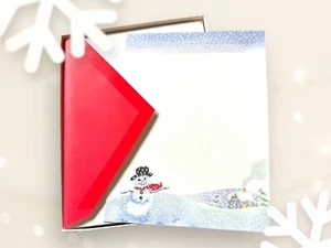 Snowman Scene Christmas Cards with Envelopes by Casuals by Crane and Co. - Picture 1 of 5