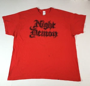 Maglietta Night Demon XL ROSSO Riot City Stallion - Foto 1 di 6