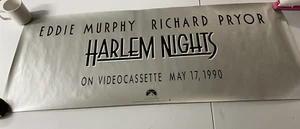 Harlem Nights Original video release Banner 42x17 Rolled  - Picture 1 of 1