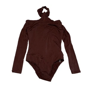 Neu mit Etikett Undress Code Drunk in Love brauner langärmliger Body Damen Small S - Bild 1 von 9