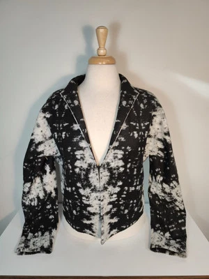 Chaqueta Classiques Entier Mezcla Lana Mujer M Negro Blanco Estampado Abstracto Foto 1 de 4