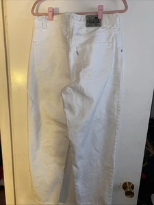 Pantalones de mezclilla anchos holgados etiqueta púrpura etiqueta plateada Levi’s 34x30 1995 patinador hechos en EE. UU. de colección - Imagen 1 de 13