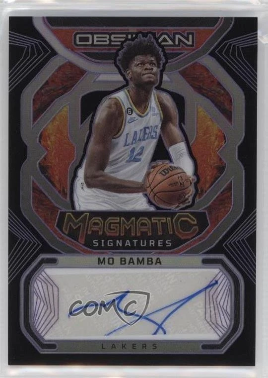 2022 Panini Obsidian Magmatic Signatures Electric Etch Purple /75 Mo Bamba Auto - Image 1 of 2