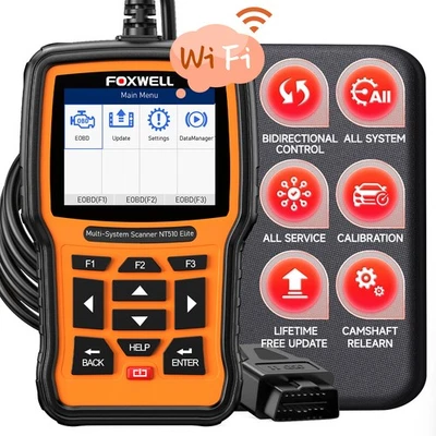 Foxwell NT510 Elite For BMW All System Bidirectional OBD2 Diagnostic Scanner TPS - Image 1 of 4
