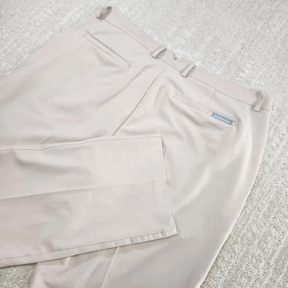 Calça de golfe Dunning masculina 38x30 Everbest Performance bege chino secagem rápida UPF - Imagem 1 de 4