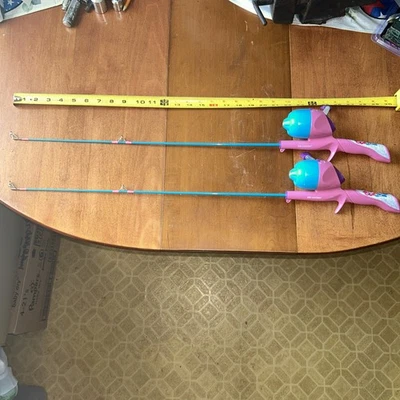 2 Hasbro Kid Casters My Little Pony Fishing rods and reels!! - Image 1 of 4