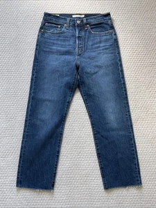 Levis Jeans Womens 27 Wedgie Straight High Rise Button Fly Denim 27 X 25 Levi’s - Picture 1 of 12