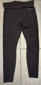 Nike Black High Rise 7/8 Length Training Zenvy DriFit Leggings Medium DV9432-010 - Picture 1 of 7