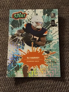 RJ Harvey Wild Card Splat 2025/2 Teal Refractor Rookie RC - Imagen 1 de 2
