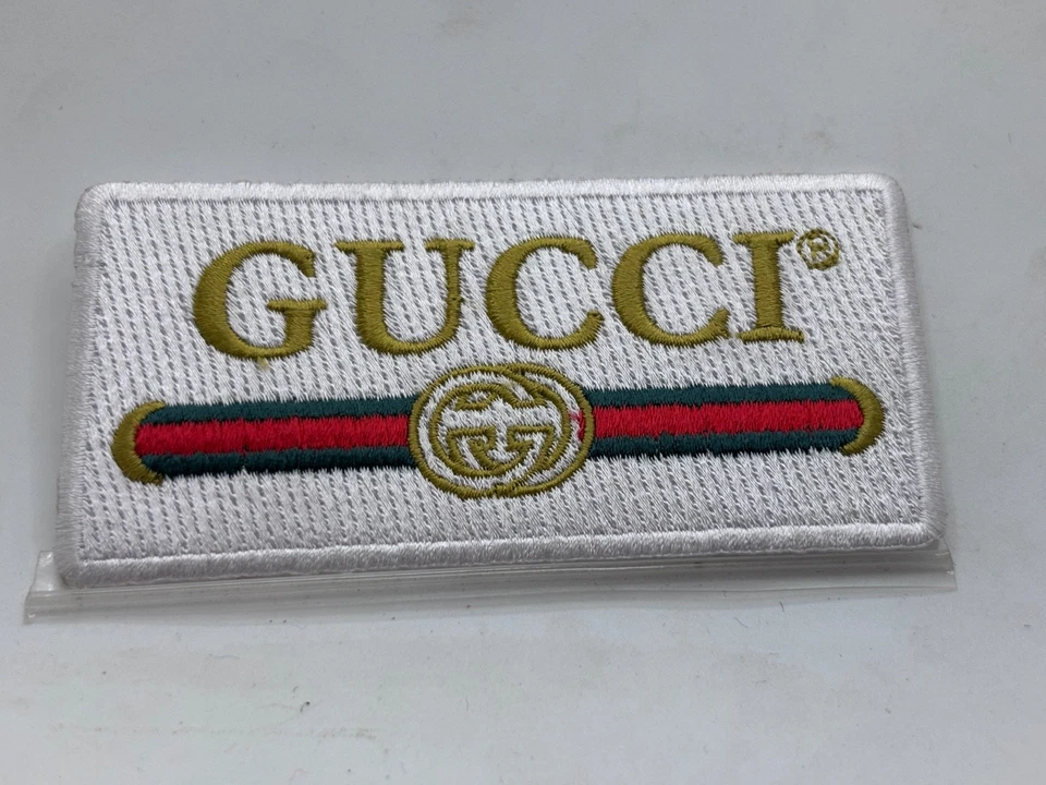 GUCCI 全新刺绣公司铁质名称补丁标签 2t X 4w — 第 1/1 张图片