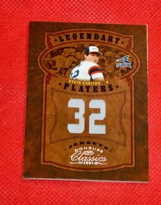 White Sox Steve Carlton 2005 Donruss Legendary Players Jersey Card #LF-41  17/32 - Image 1 of 2