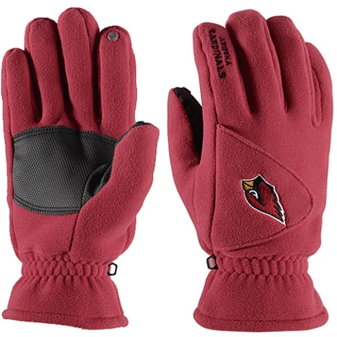 NWT NFL 180s Arizona Cardinals Winter Fleece Gloves Reebok Cover