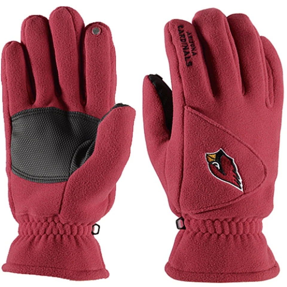 NWT NFL 180s Arizona Cardinals Winter Fleece Gloves Reebok - Image 1 of 1