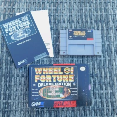 Wheel of Fortune -- Deluxe Edition (Super Nintendo Entertainment System, 1993) - Image 1 of 2