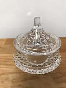 Dekorative Glas Schale mit Deckel (Guter Zustand) - Bild 1 von 4