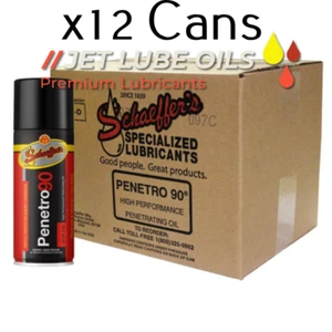 12 Schaeffer's Penetro 90 Penetrating Oil 12 - 13oz Cans - Picture 1 of 1