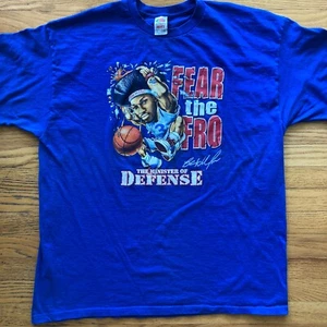 CAMISETA DE COLECCIÓN Y2K BEN WALLACE ""FEAR THE FRO"" DETROIT PISTONES NBA DEFENSA DE COLECCIÓN - Imagen 1 de 6