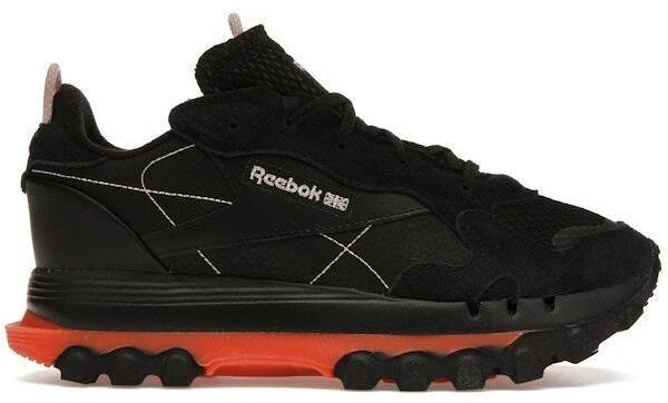 Reebok Cardi B x Classic Leather Core Black Fiery Orange W