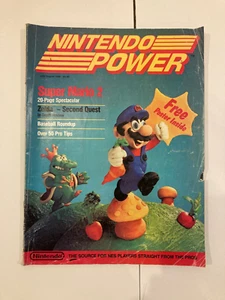 Nintendo Power Magazin #1 Super Mario 2 mit Poster - Bild 1 von 5