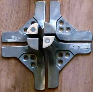 IKEA NANNARP Regal Beine Aluminium Silberfarben 4 Füße gebraucht - Bild 1 von 1