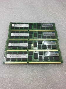 32GB HP MIRCON CRUCIAL 4x 8GB 2RX4 PC3-10600R MT36JSF1G72PZ-1G4M1FF  FREE S/H - Picture 1 of 4