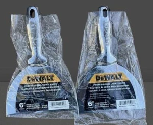 2 DEWALT 6" All Stainless Steel Joint Knife Polished Metal Putty Blade DXTT2-406 - Photo 1 sur 2