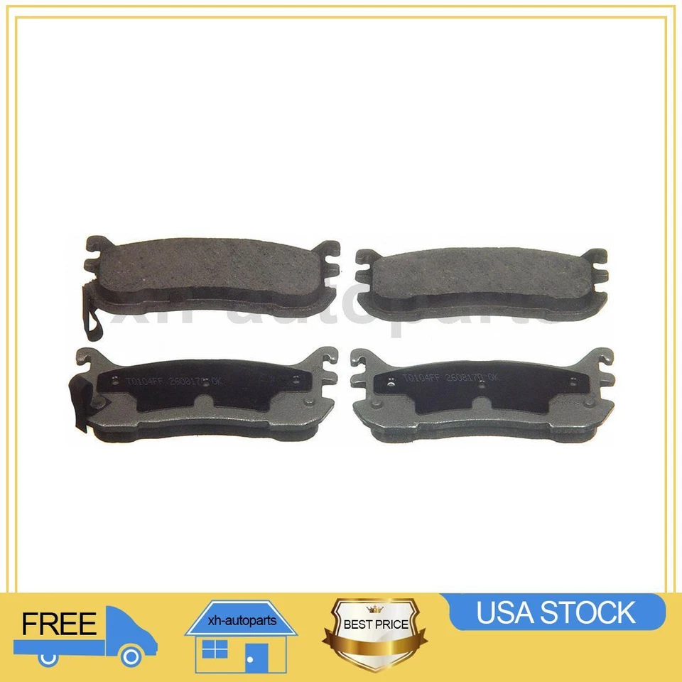 Juego de pastillas de freno de disco de freno trasero Wagner 1X para Ford Escort 1997~2001 Foto 1 de 3