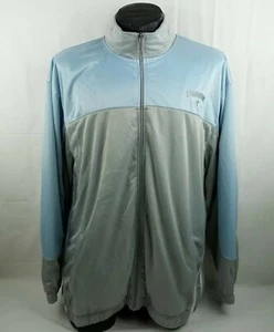 Chaqueta de Pista Starbury 3XL Para Hombres Cremallera Completa Baloncesto Calentamiento Azul/Gris Bordado  - Imagen 1 de 10