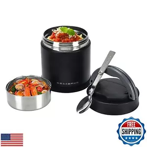 Thermo Food Jar for Hot Food Adults 33.8OZ Soup Thermo Lunch Containers Wide - Picture 1 of 5