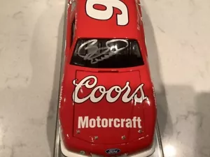 BILL ELLIOTT AUTOGRAPHED 1998 FORD THUNDERBIRD COORS CHAMPIONSHIP DIECAST & CARD - Picture 1 of 19