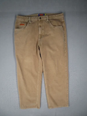 Pantalones Empyre Hombres 36 Beige Relajado 5 Bolsillos Pana Ropa de Calle Patín Sueltos 36x28 Foto 1 de 4