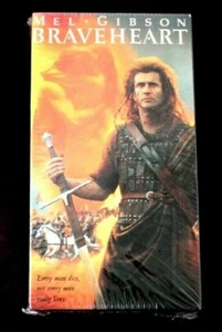 MEL GIBSON "BRAVEHEART" -- 2 VHS TAPES NEW IN FACTORY WRAP - Picture 1 of 5