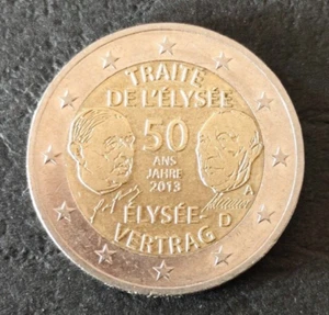 EUROPÄISCHE UNION DEUTSCHLAND 2 EURO MÜNZE 2013 A/UNC - Bild 1 von 2